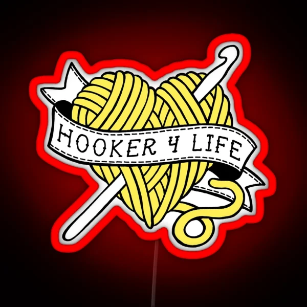 Who Loves Movie Hooker Life Fitted Limited Edition RGB Neon Sign