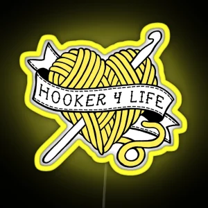 Who Loves Movie Hooker Life Fitted Limited Edition Scoop Cute Photographic RGB Neon Sign