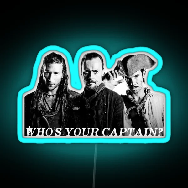 Who S Your Captain RGB Neon Sign