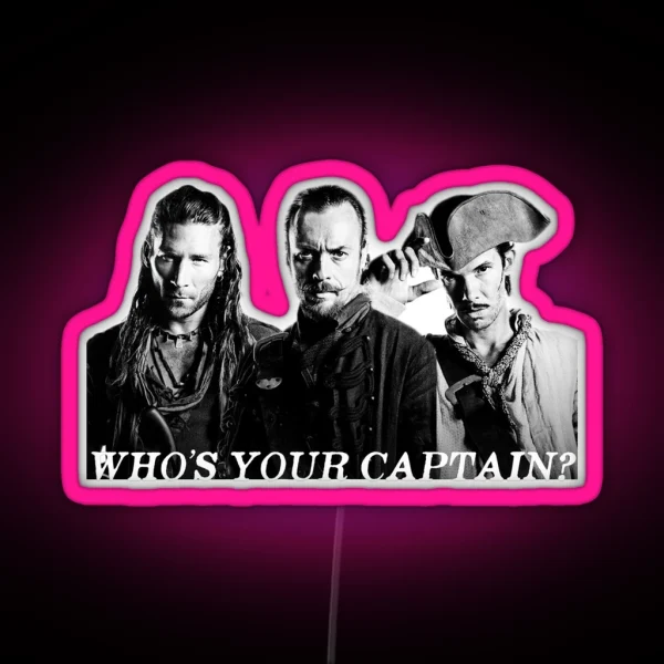 Who S Your Captain RGB Neon Sign