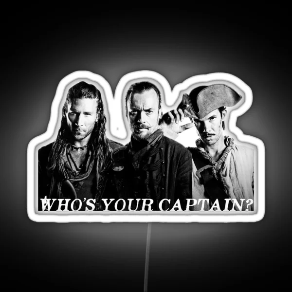 Who S Your Captain RGB Neon Sign