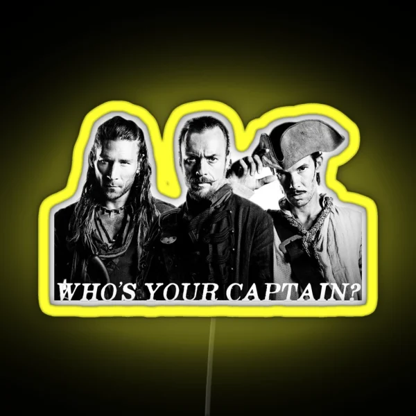 Who S Your Captain RGB Neon Sign