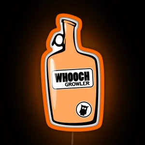 Whooch Growler RGB Neon Sign