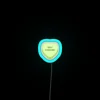 Neon RGB sign with Trope Heart logo in blue color scheme.