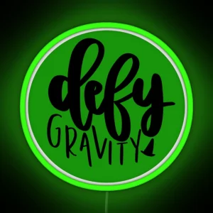 Wicked Defy Gravity RGB Neon Sign