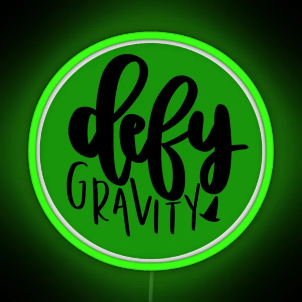 Wicked Defy Gravity RGB Neon Sign