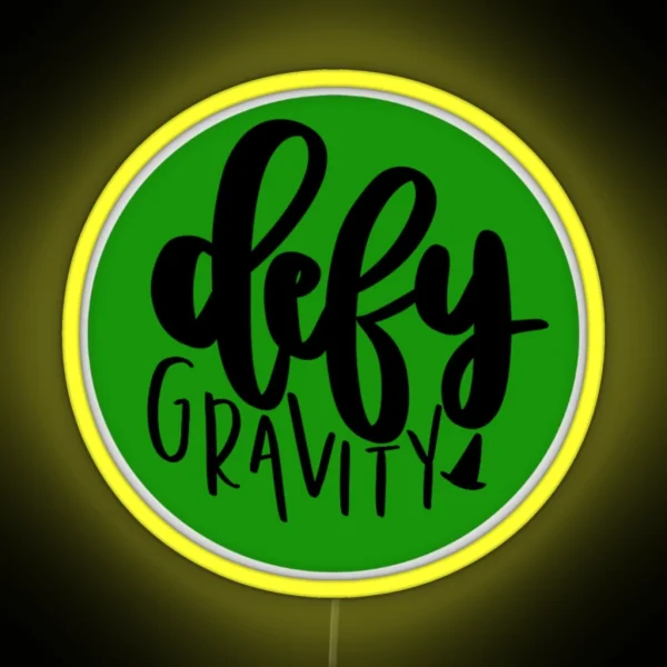 Wicked Defy Gravity RGB Neon Sign