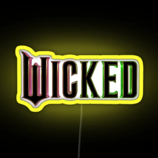 Wicked RGB Neon Sign