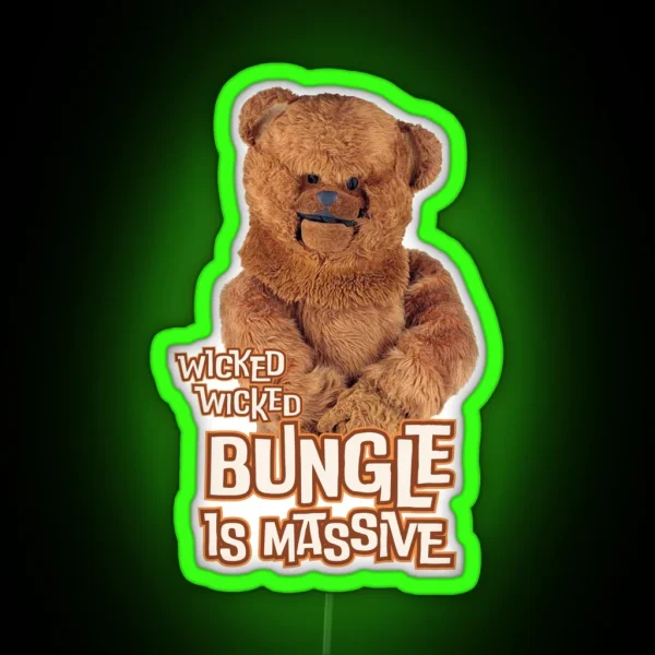 Wicked Wicked Bungle Is Massive RGB Neon Sign