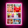 Wies n Candy neon sign in pink color