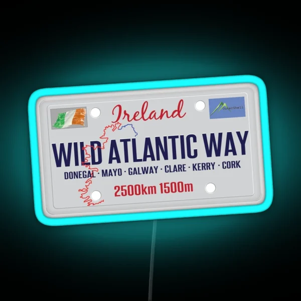 Wild Atlantic Way Ireland Led And Led RGB Neon Sign