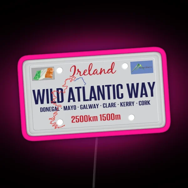Wild Atlantic Way Ireland Led And Led RGB Neon Sign