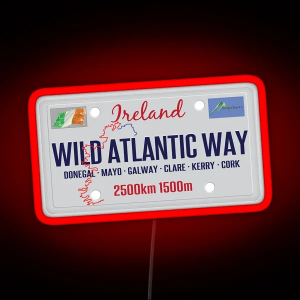 Wild Atlantic Way Ireland Led And Led RGB Neon Sign