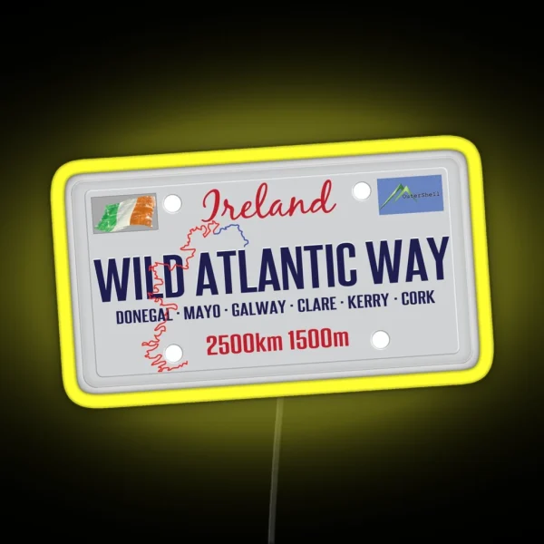 Wild Atlantic Way Ireland Led And Led RGB Neon Sign