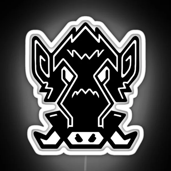 Wild Boar RGB Neon Sign