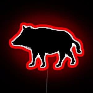 Wild Boar RGB Neon Sign