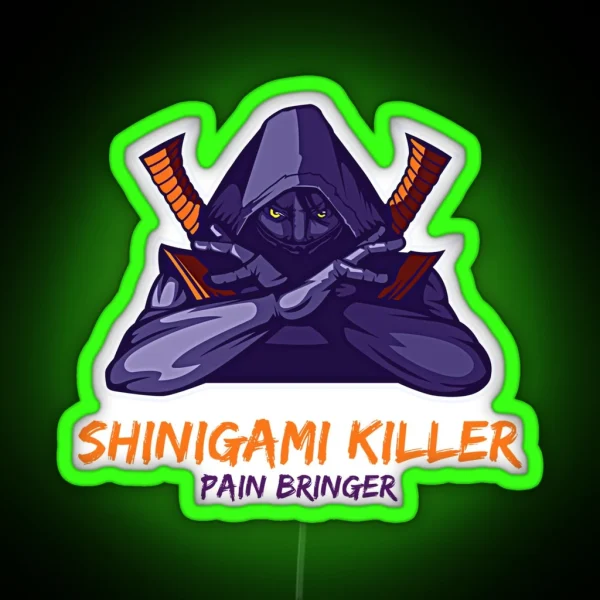 Wild Japanese Shinobi RGB Neon Sign