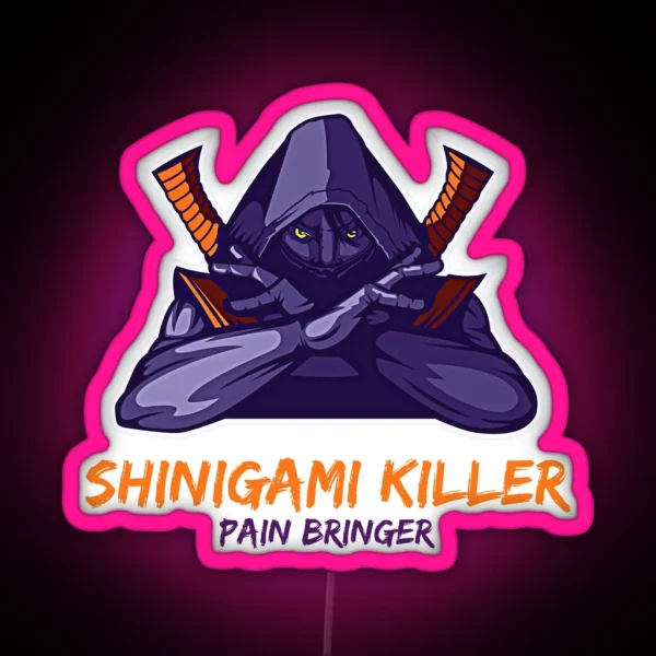 Wild Japanese Shinobi RGB Neon Sign