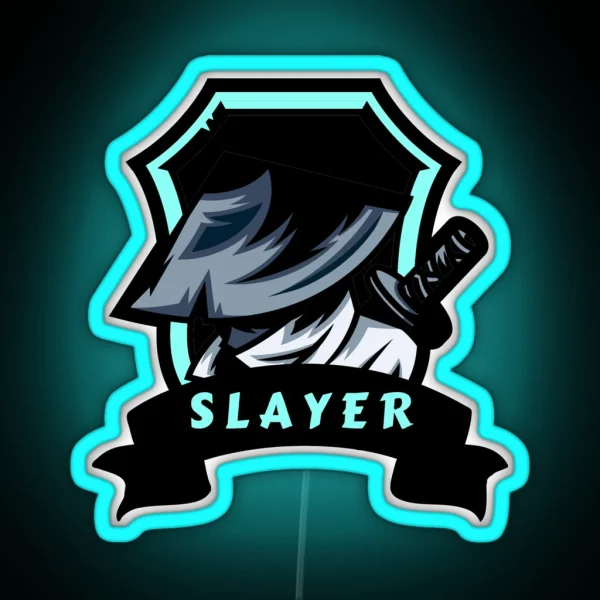 Wild Slayer Ninja RGB Neon Sign