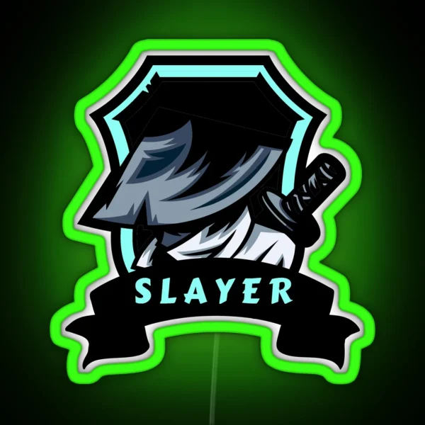 Wild Slayer Ninja RGB Neon Sign