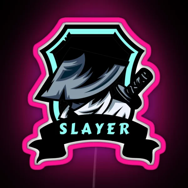 Wild Slayer Ninja RGB Neon Sign