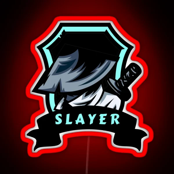 Wild Slayer Ninja RGB Neon Sign