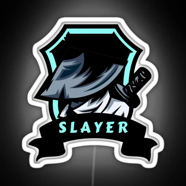 Wild Slayer Ninja RGB Neon Sign