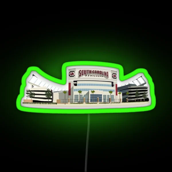 Williams Brice Stadium RGB Neon Sign