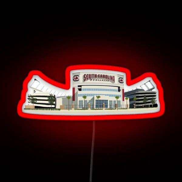 Williams Brice Stadium RGB Neon Sign