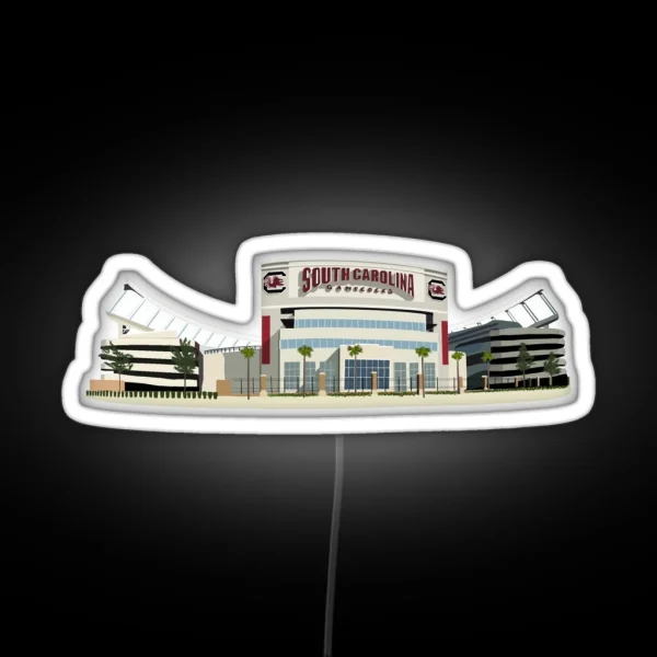 Williams Brice Stadium RGB Neon Sign