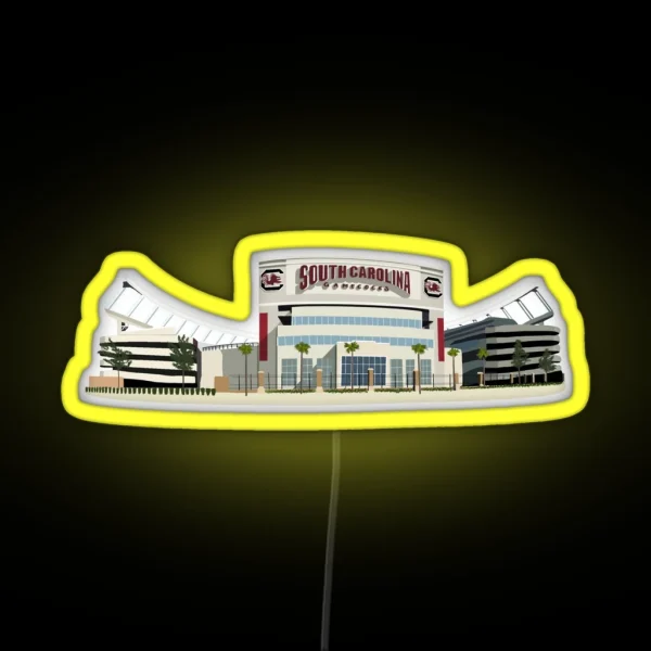 Williams Brice Stadium RGB Neon Sign