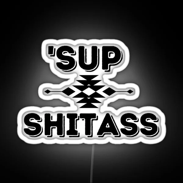 Willie Jack Sup Rez Dogs Graphic RGB Neon Sign