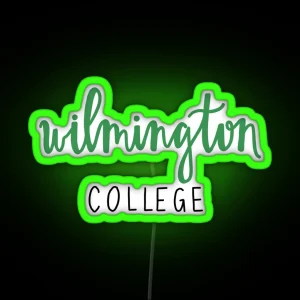 Wilmington College Ohio RGB Neon Sign