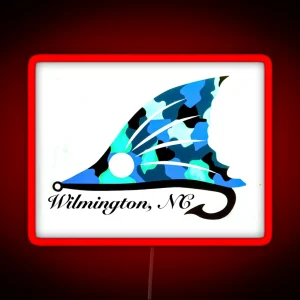 Wilmington NC Redfish Tail RGB Neon Sign