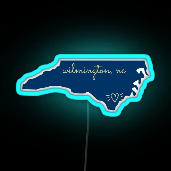 Wilmington NC RGB Neon Sign