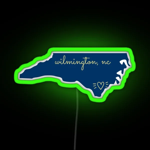 Wilmington NC RGB Neon Sign
