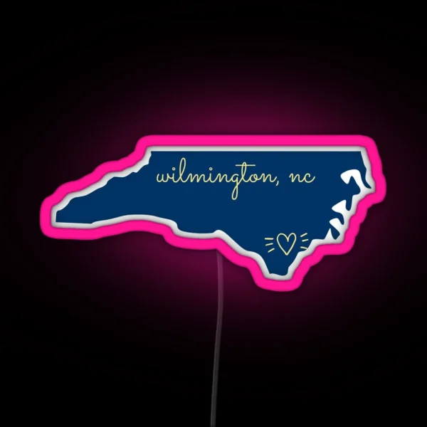 Wilmington NC RGB Neon Sign