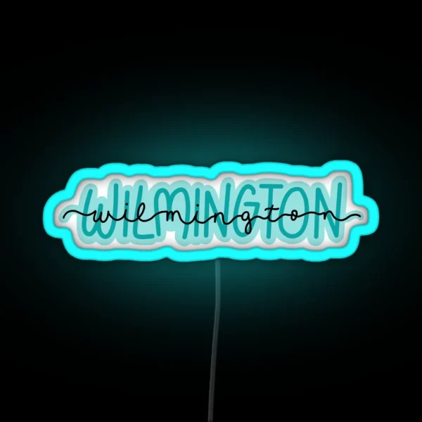 Wilmington NC RGB Neon Sign