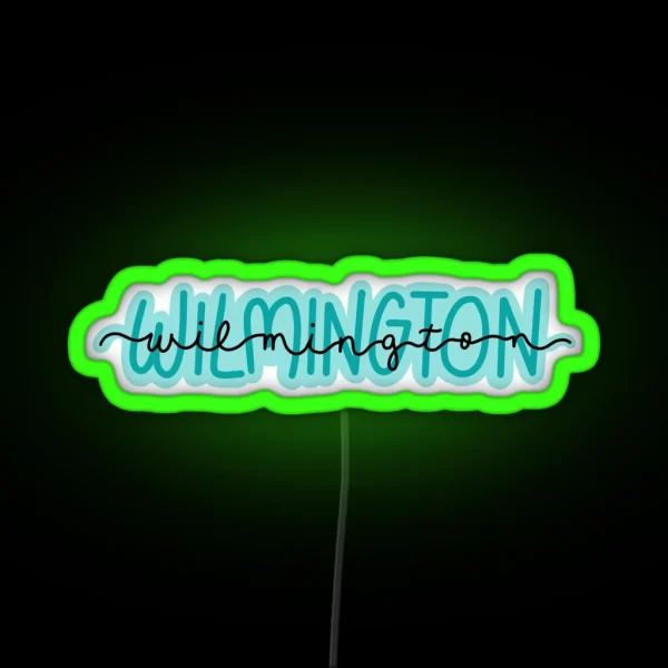 Wilmington NC RGB Neon Sign