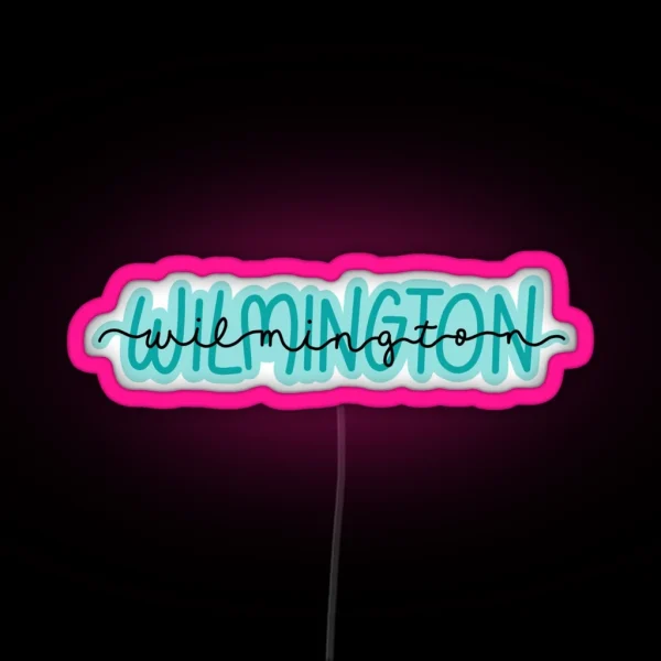 Wilmington NC RGB Neon Sign