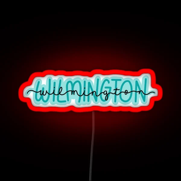 Wilmington NC RGB Neon Sign