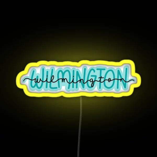 Wilmington NC RGB Neon Sign