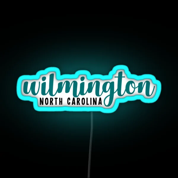 Wilmington NC RGB Neon Sign