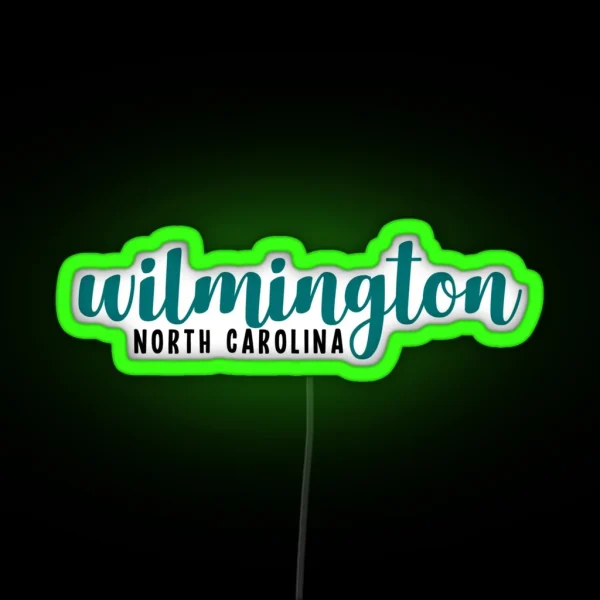 Wilmington NC RGB Neon Sign