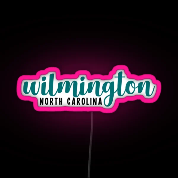 Wilmington NC RGB Neon Sign