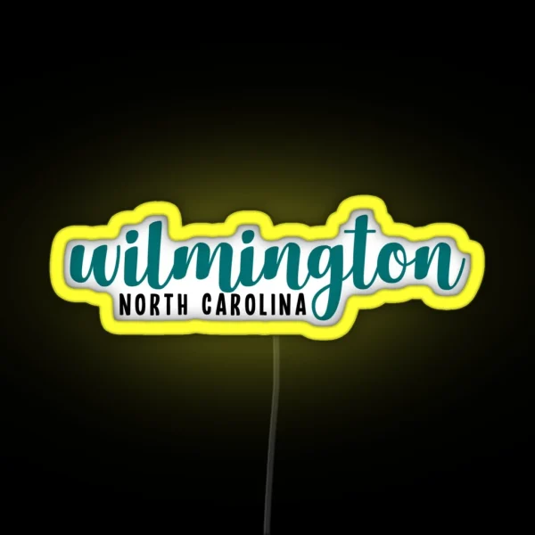 Wilmington NC RGB Neon Sign