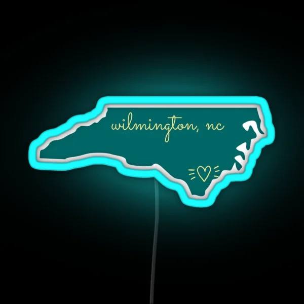 Wilmington NC RGB Neon Sign