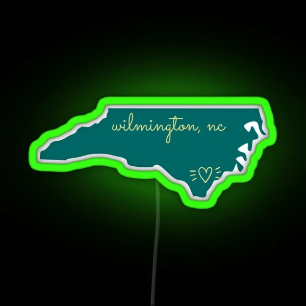 Wilmington NC RGB Neon Sign