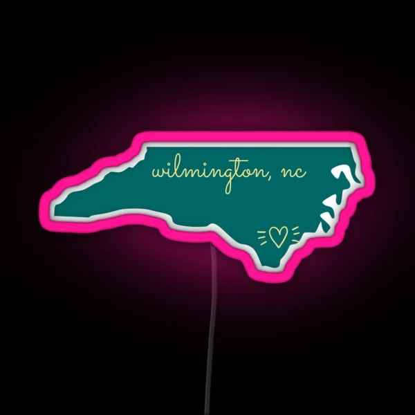 Wilmington NC RGB Neon Sign