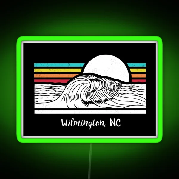 Wilmington NC RGB Neon Sign